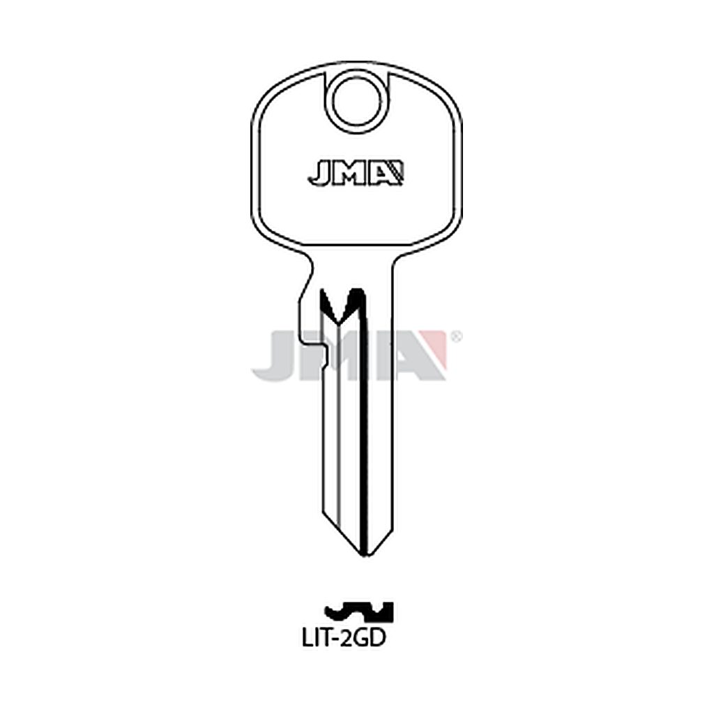 Clé plate acier LIT-2GD