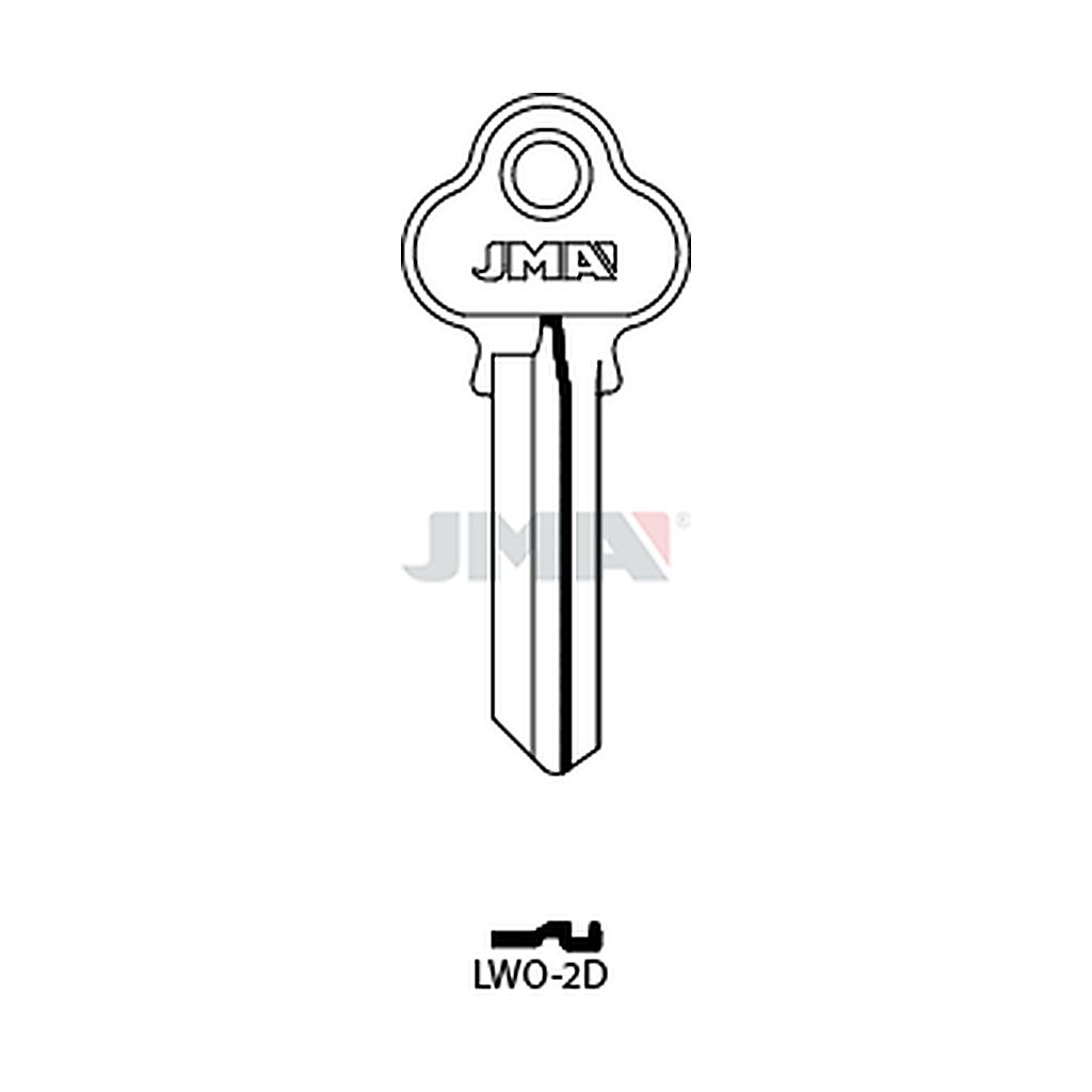 Clé plate acier LWO-2D
