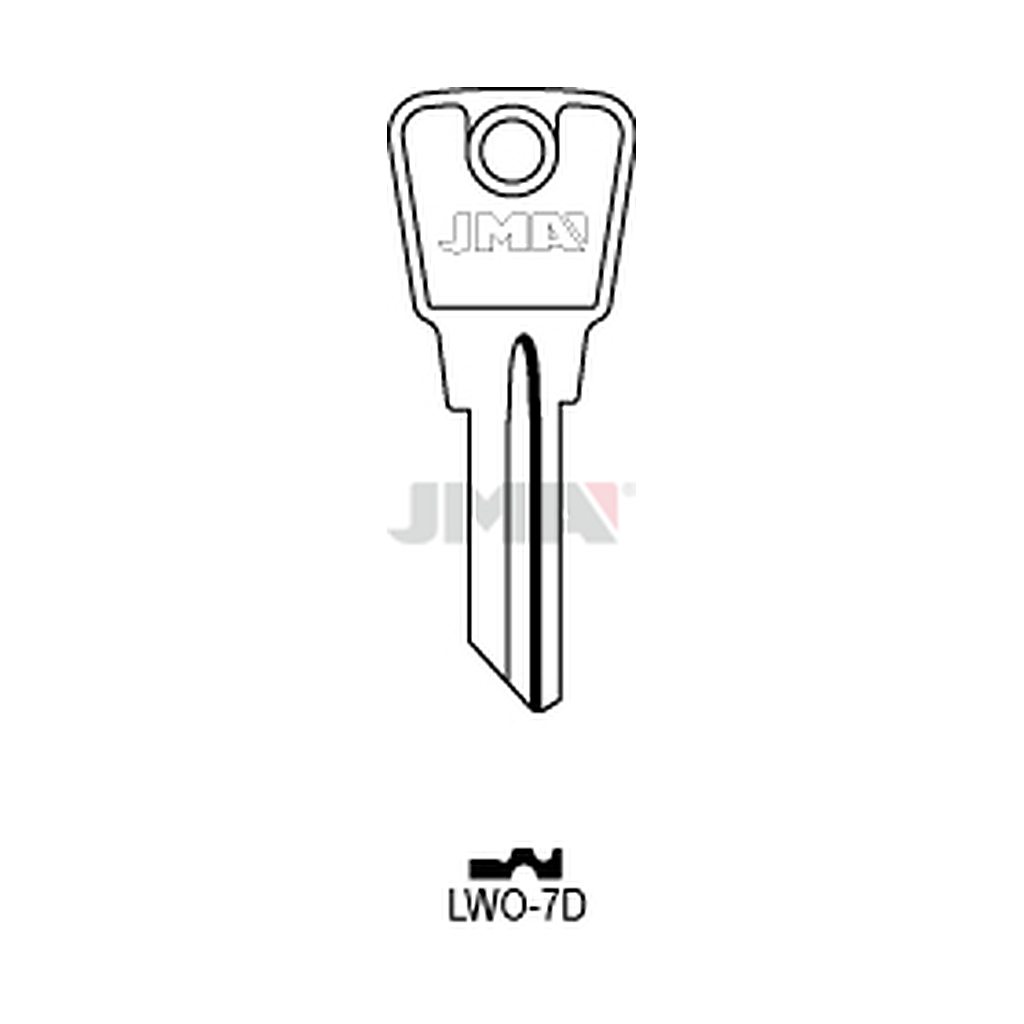 Clé plate acier LWO-7D