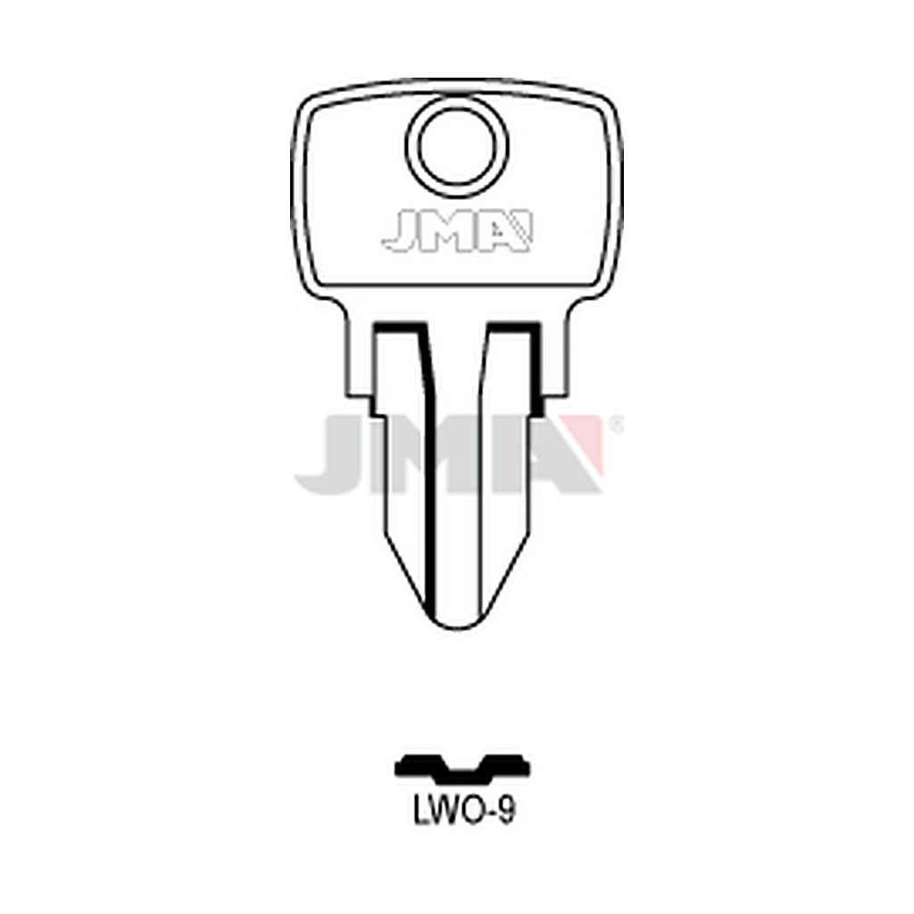 Clé plate ps acier LWO-9