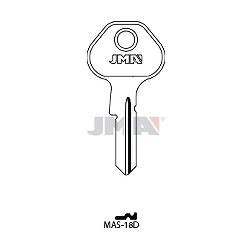Clé plate ps laiton MAS-18D