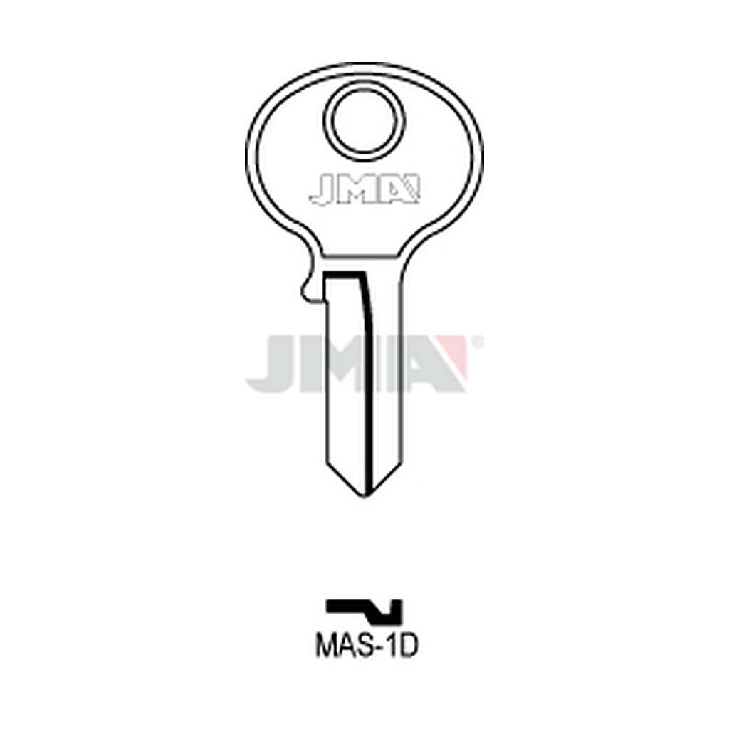 Clé plate acier MAS-1D