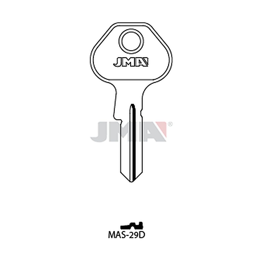 Clé plate ps laiton MAS-29D
