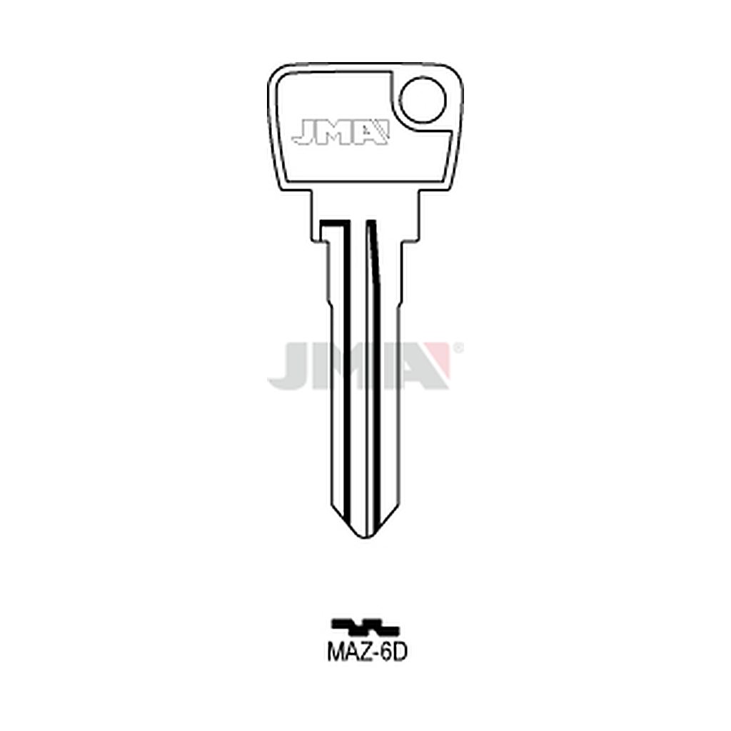 Clé plate acier MAZ-6D