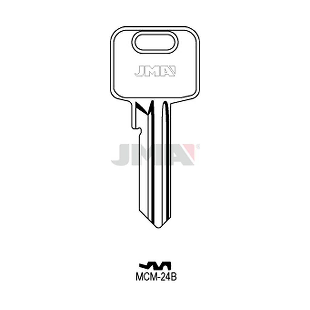 Clé plate ps acier MCM-24B