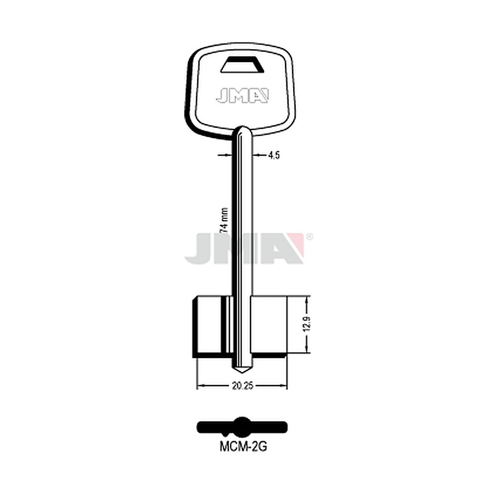 Clé dp tf l 71 a 100 mm MCM-2G