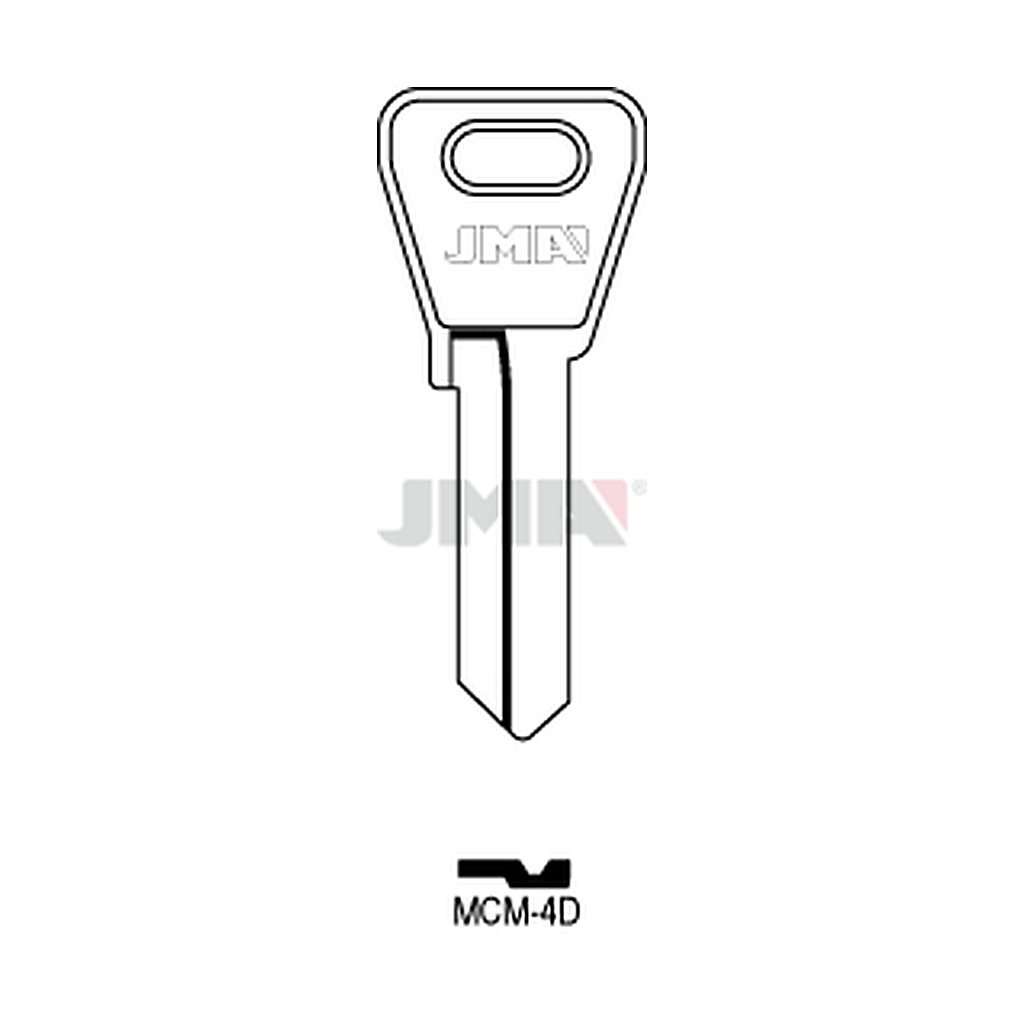 Clé plate acier MCM-4D