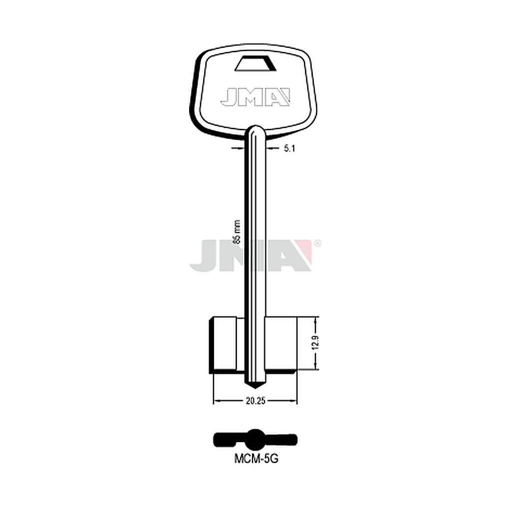 Clé dp tf l 71 a 100 mm MCM-5G