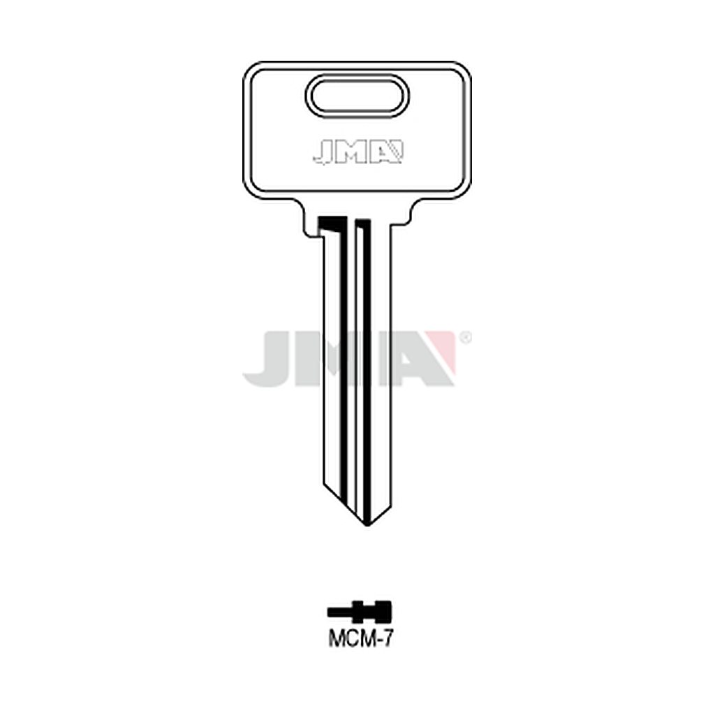 Clé plate acier MCM-7
