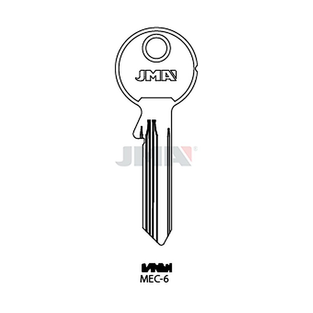 Clé plate ps acier MEC-6