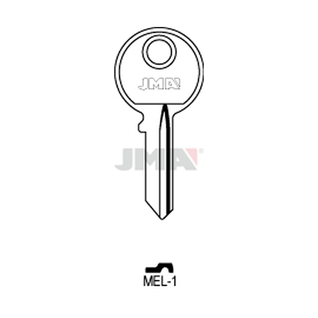 Clé plate acier MEL-1