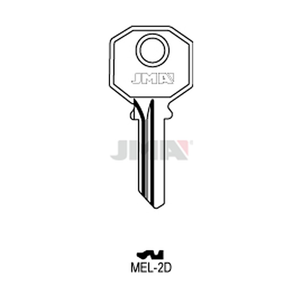 Clé plate acier MEL-2D