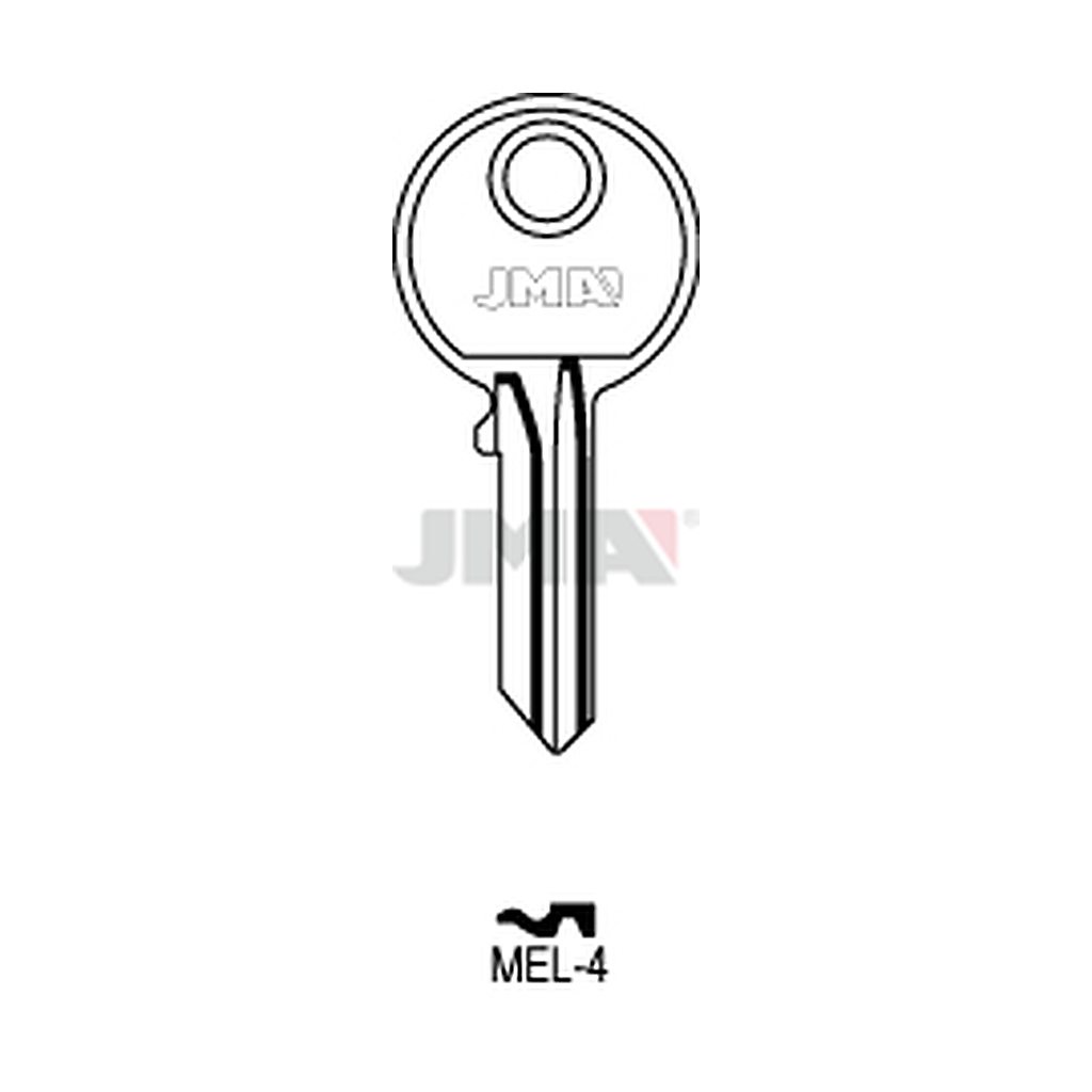 Clé plate acier MEL-4
