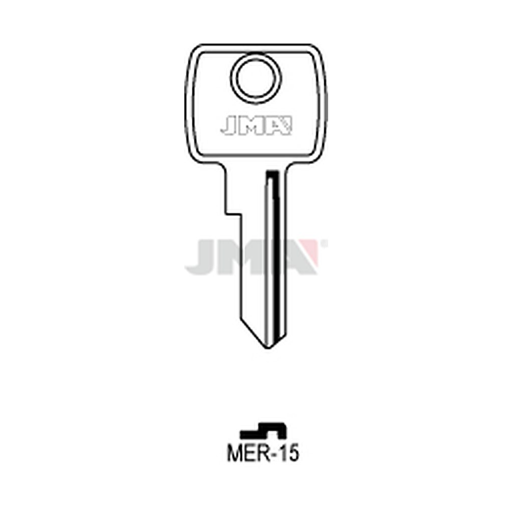 Clé plate acier MER-15