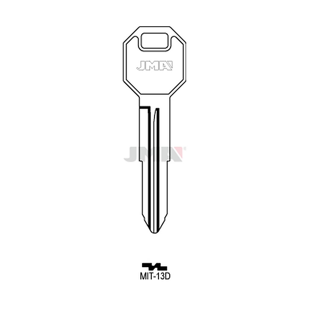 Clé plate acier MIT-13D