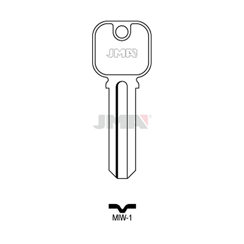Clé plate ps laiton MIW-1