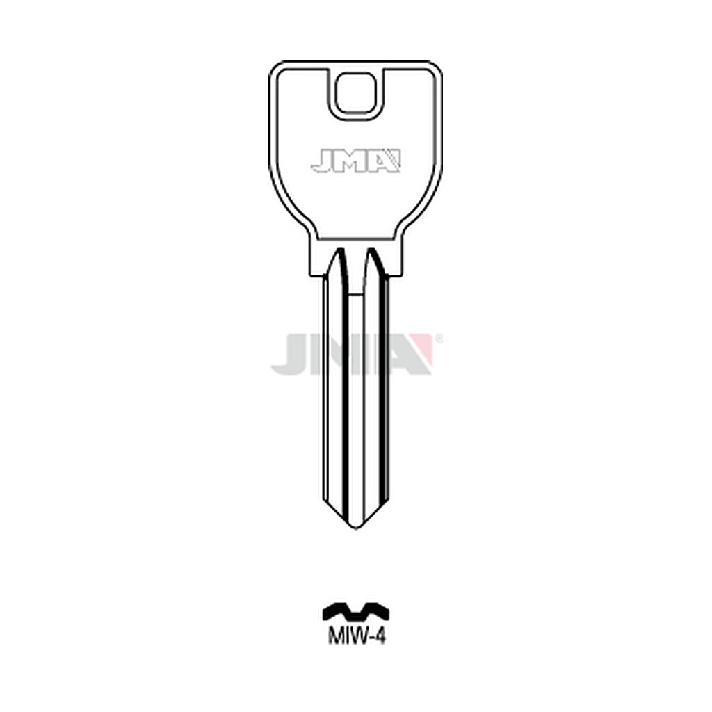 Clé plate acier MIW-4