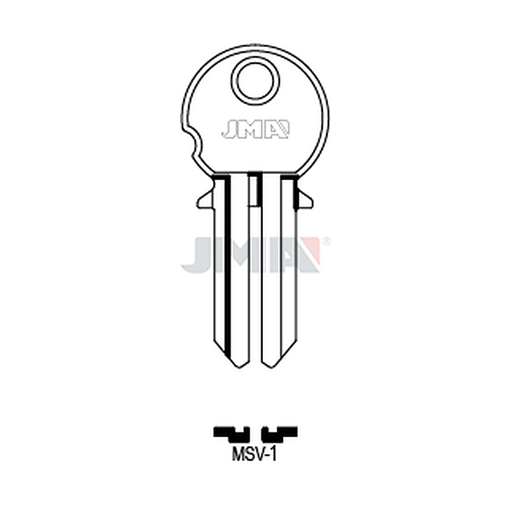 Clé plate acier MSV-1