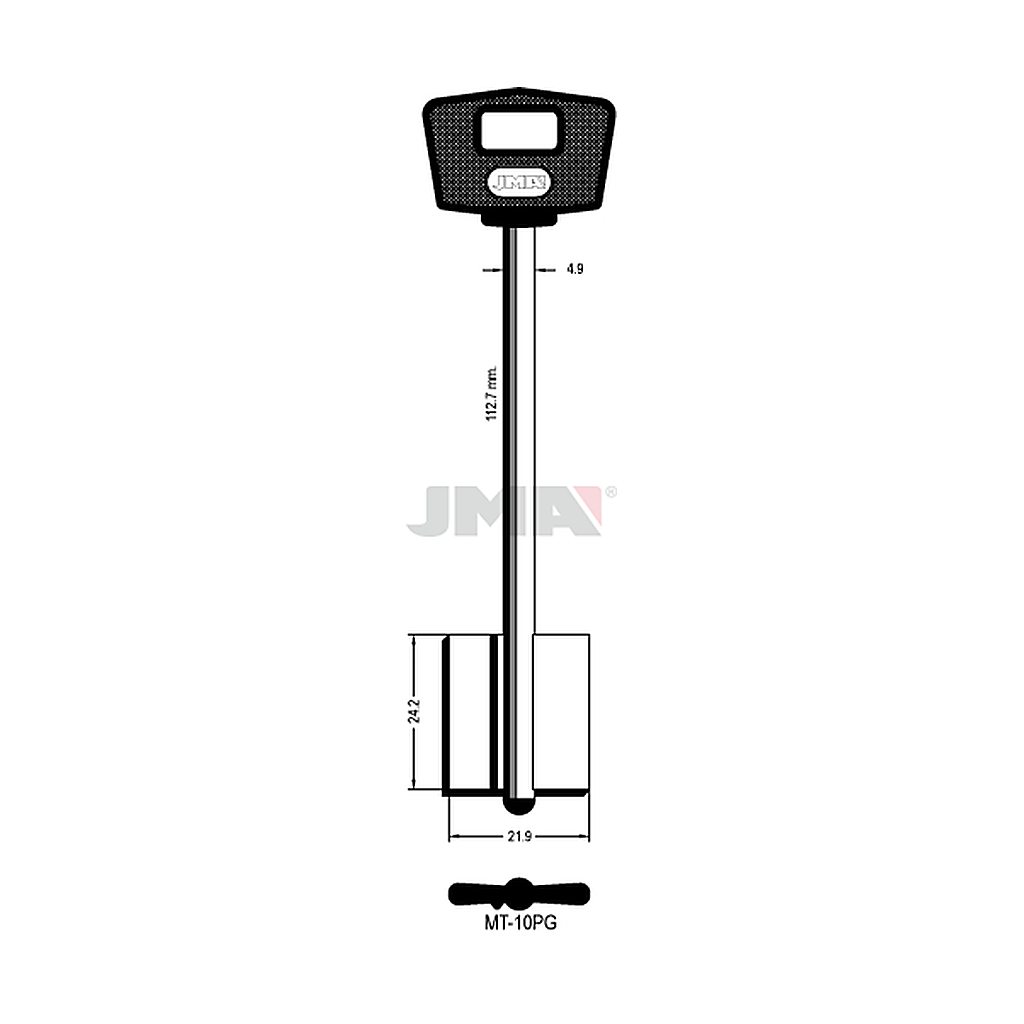 Clé dp tf l 101 a 145 mm MT-10PG