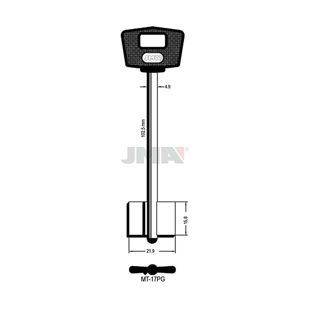 Clé dp tf l 71 a 100 mm MT-17PG