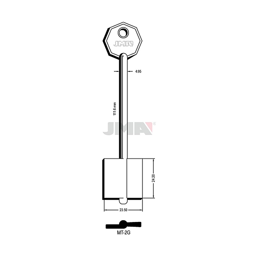 Clé dp tf l 101 a 145 mm MT-2G