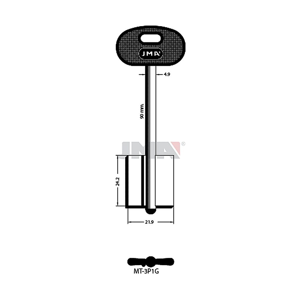 Clé dp tf l 101 a 145 mm MT-3P1G