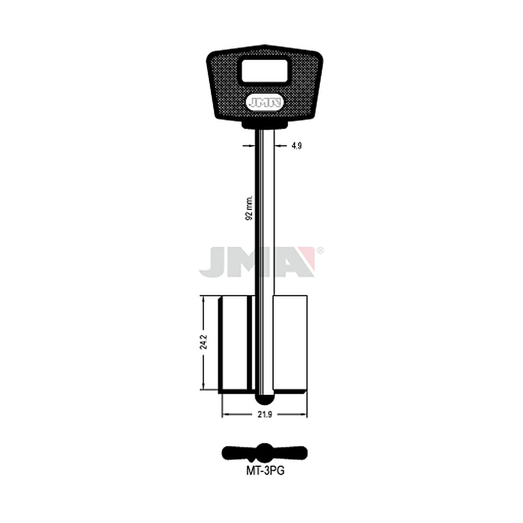 Clé dp tf l 71 a 100 mm MT-3PG