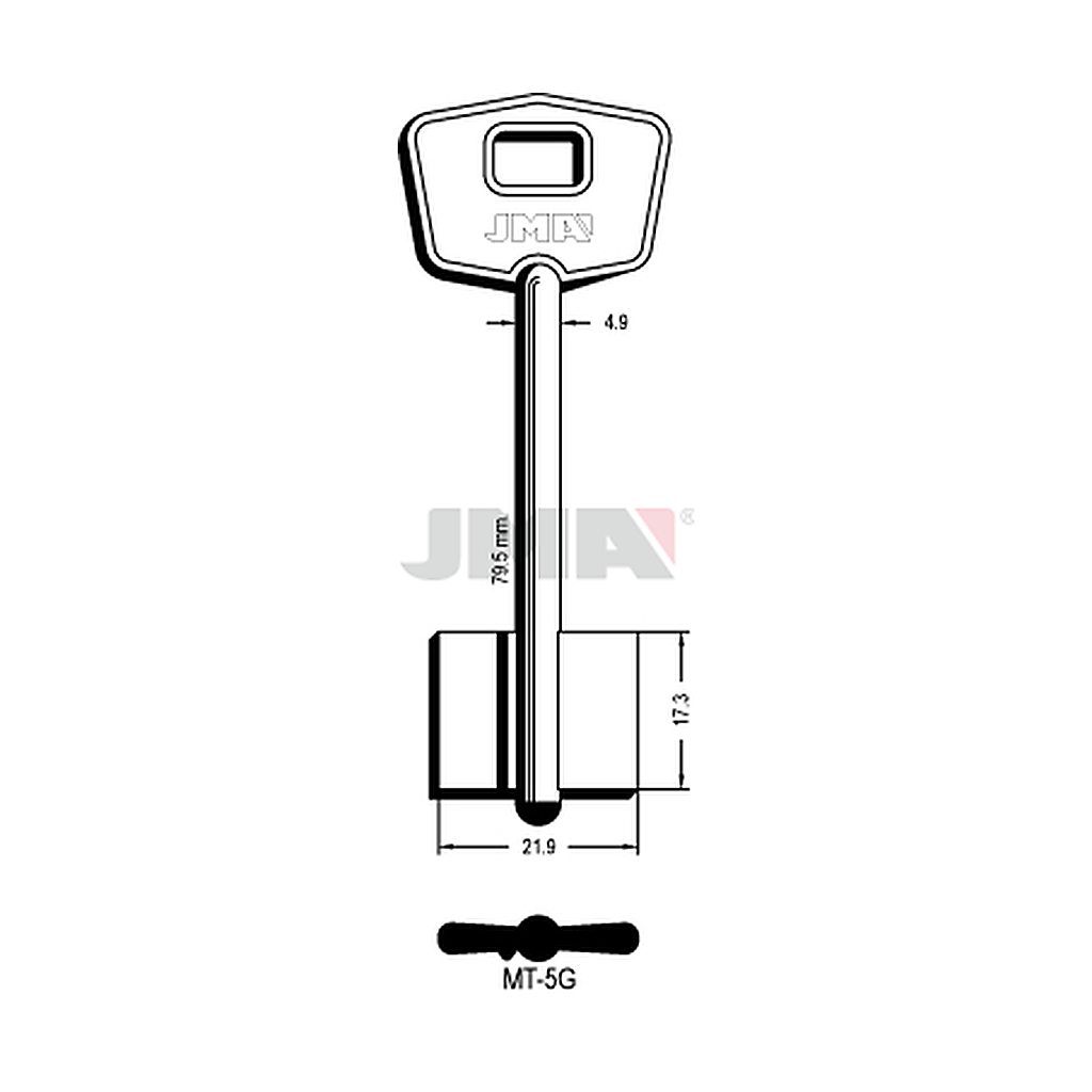 Clé dp tf l 71 a 100 mm MT-5G