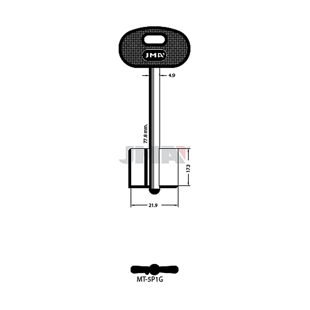 Clé dp tf l 101 a 145 mm MT-5P1G