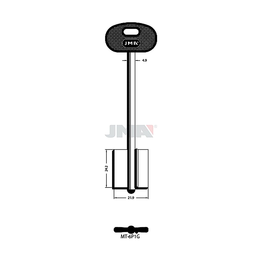 Clé dp tf l 101 a 145 mm MT-6P1G