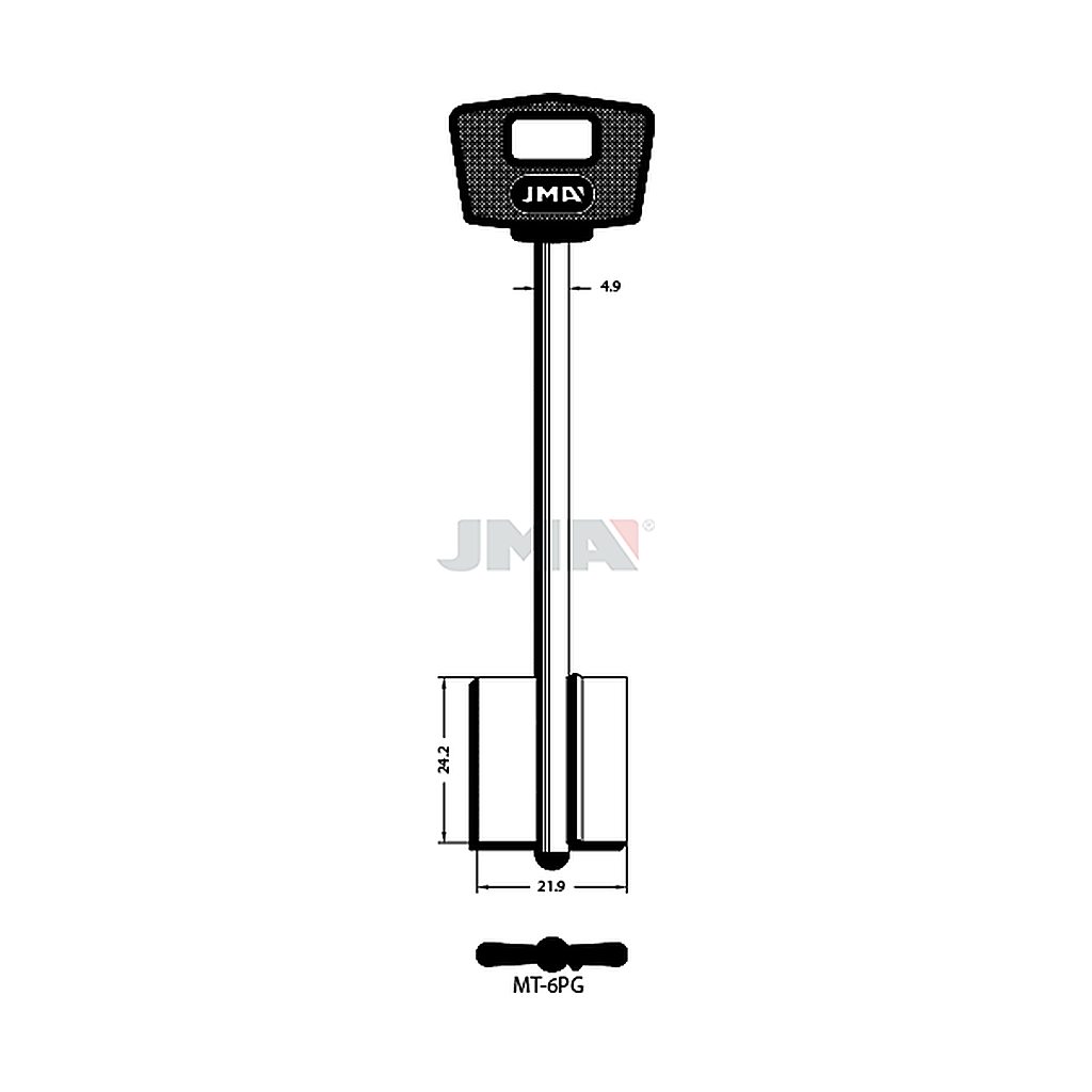 Clé dp tf l 101 a 145 mm MT-6PG