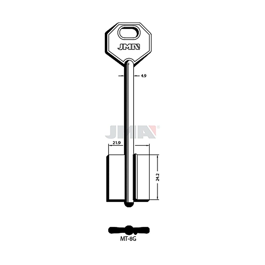 Clé dp tf l 71 a 100 mm MT-8G