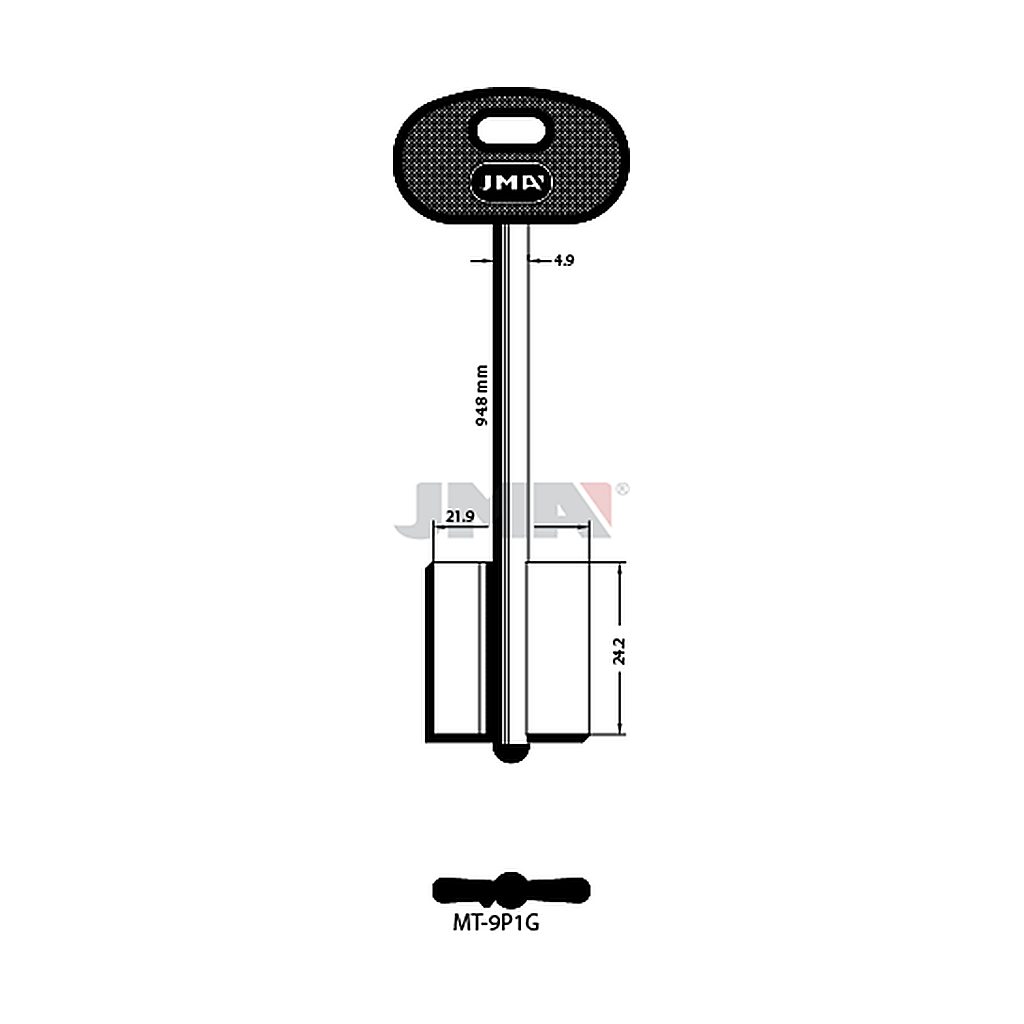 Clé dp tf l 101 a 145 mm MT-9P1G