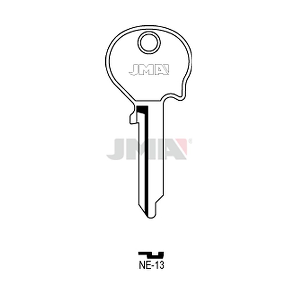 Clé plate acier NE-13