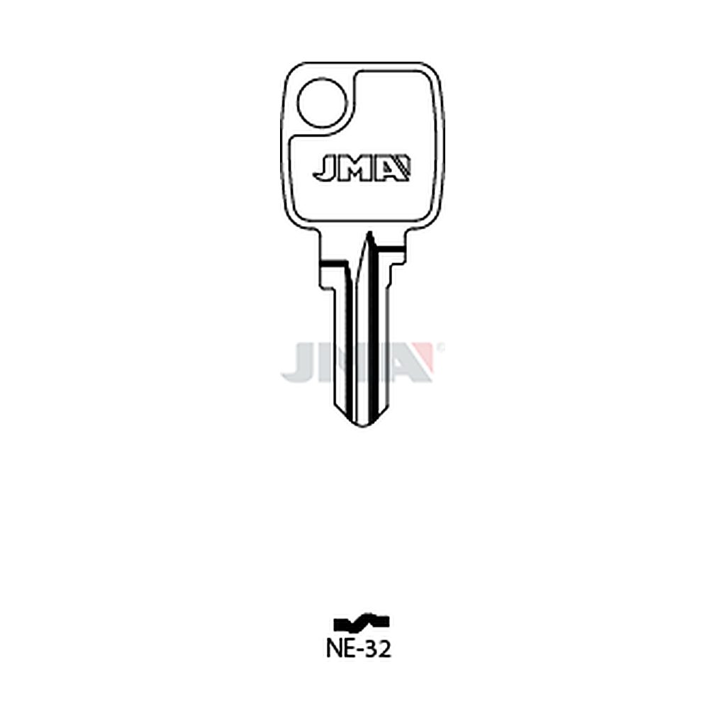Clé plate acier NE-32