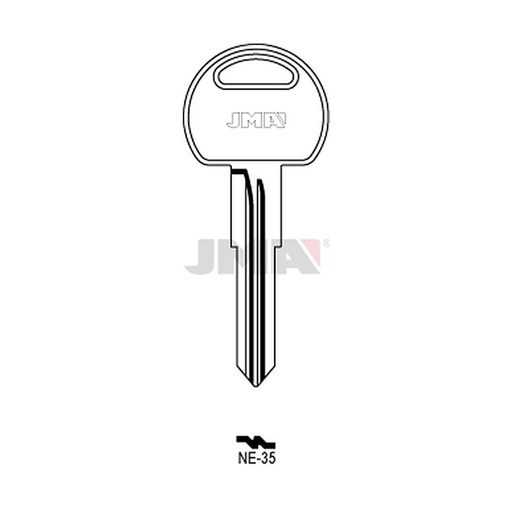 Clé plate acier NE-35