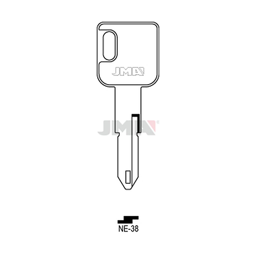 Clé plate acier NE-38