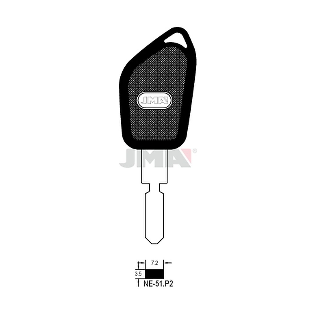 Clé spéciale tête plastique NE-51P2