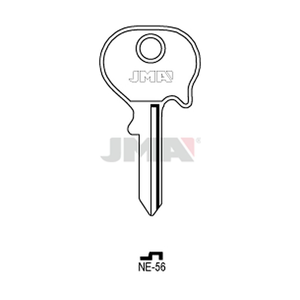 Clé plate acier NE-56
