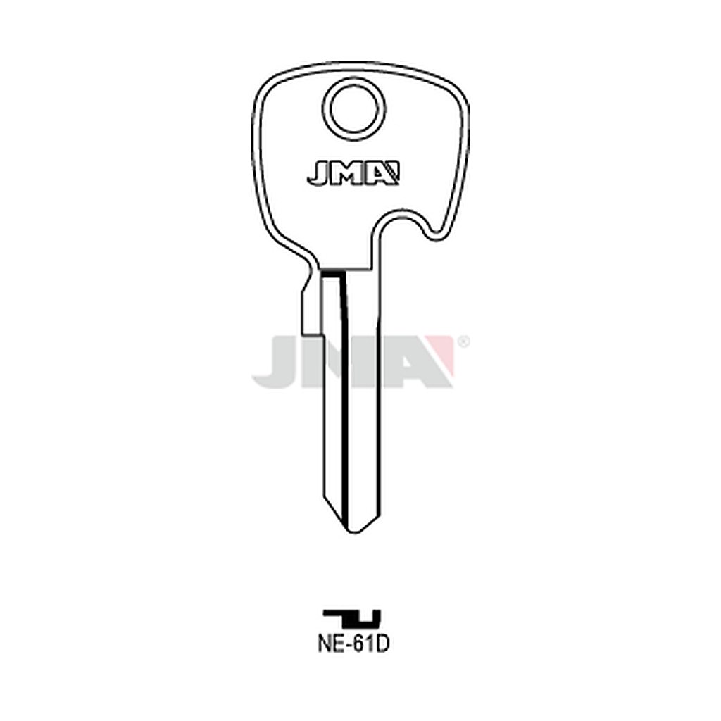Clé plate laiton NE-61D