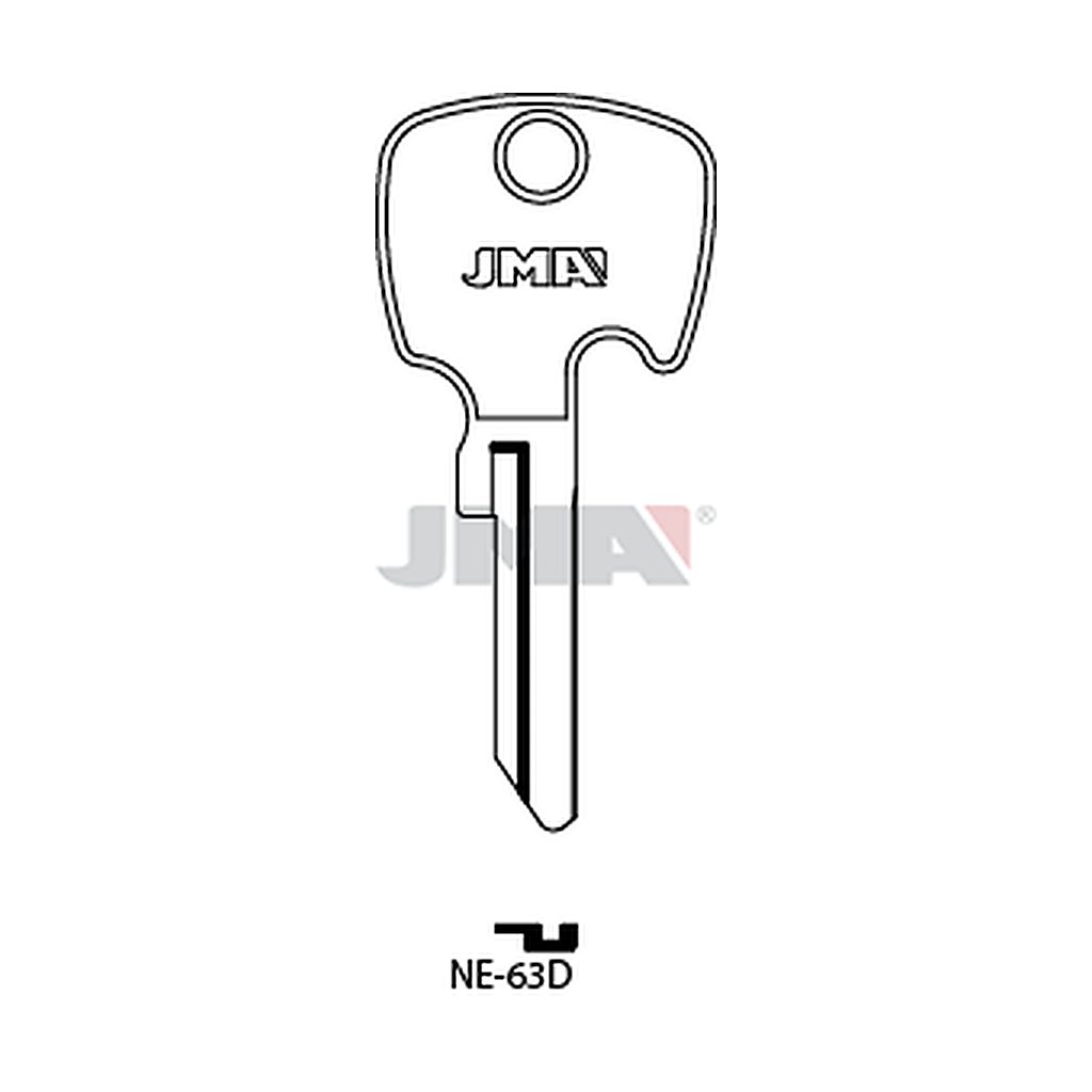 Clé plate acier NE-63D
