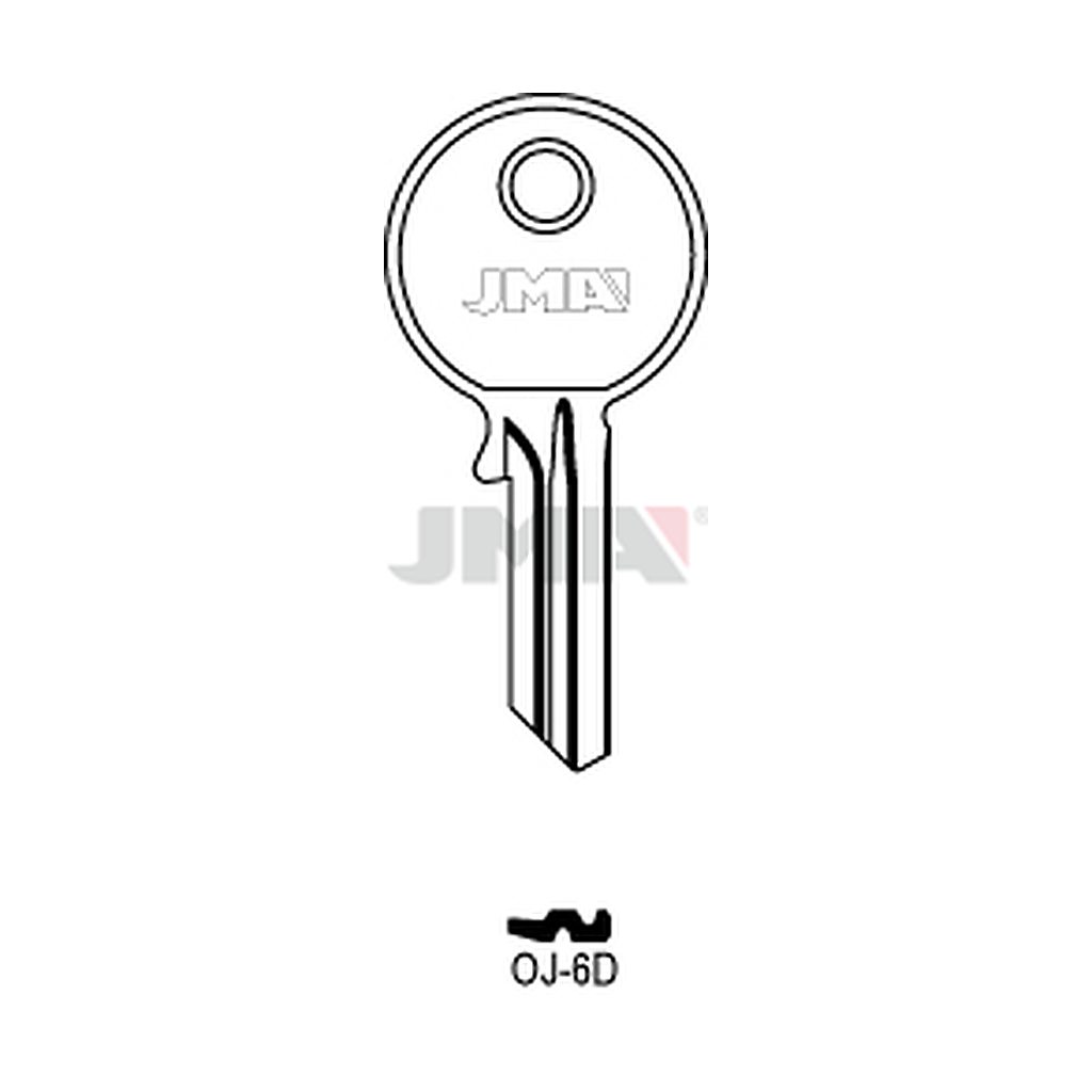 Clé plate acier OJ-6D