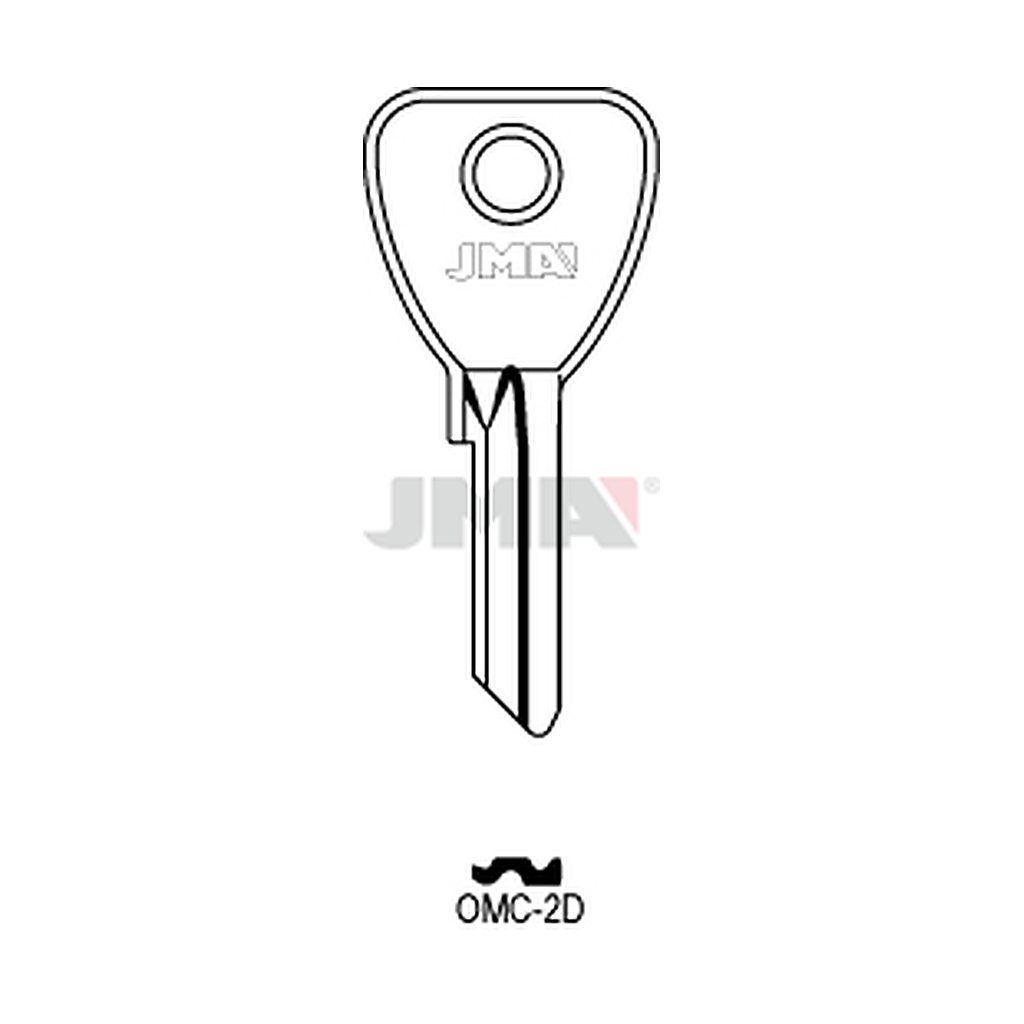 Clé plate acier OMC-2D