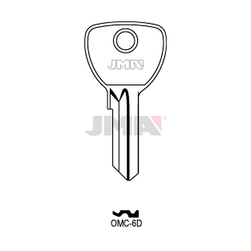 Clé plate acier OMC-6D