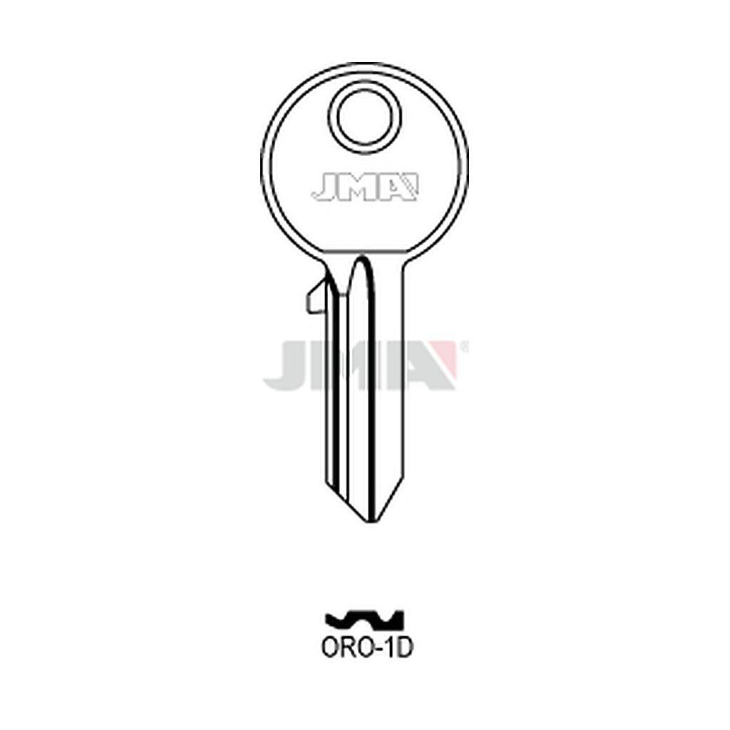 Clé plate acier ORO-1D