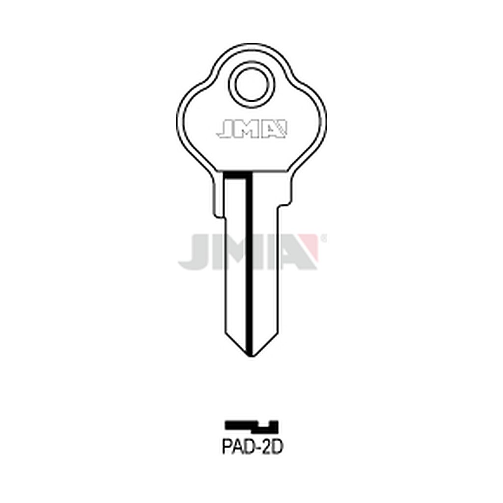 Clé plate acier PAD-2D