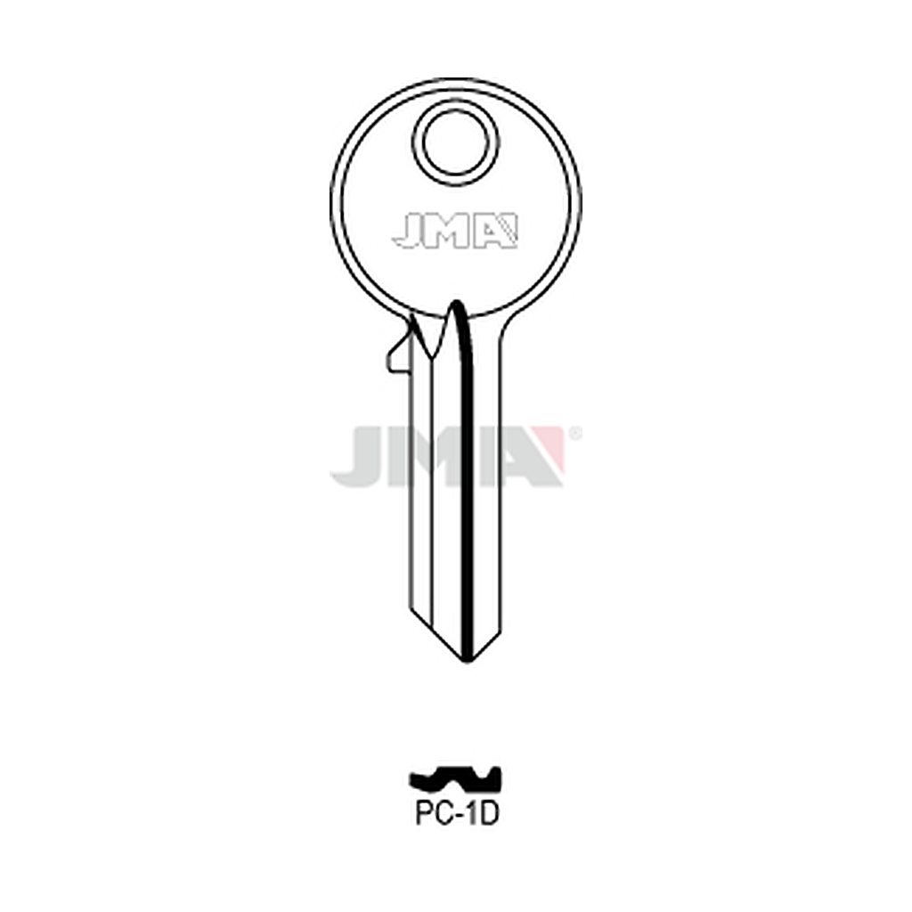 Clé plate acier PC-1D