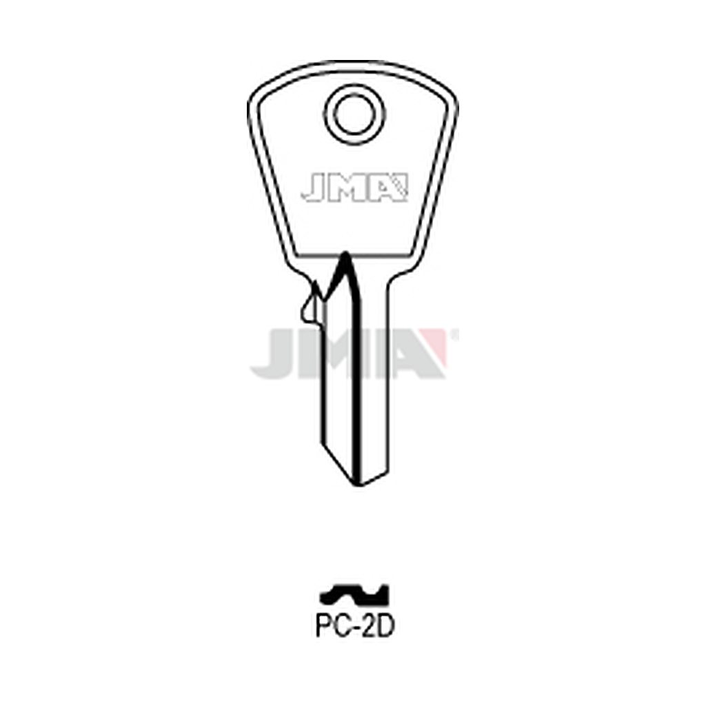 Clé plate laiton PC-2D