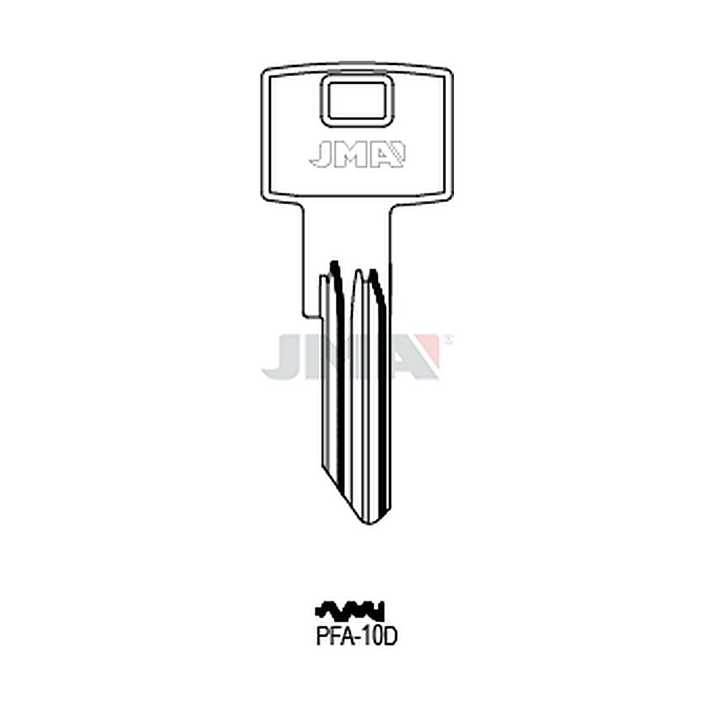 Clé plate ps acier PFA-10D