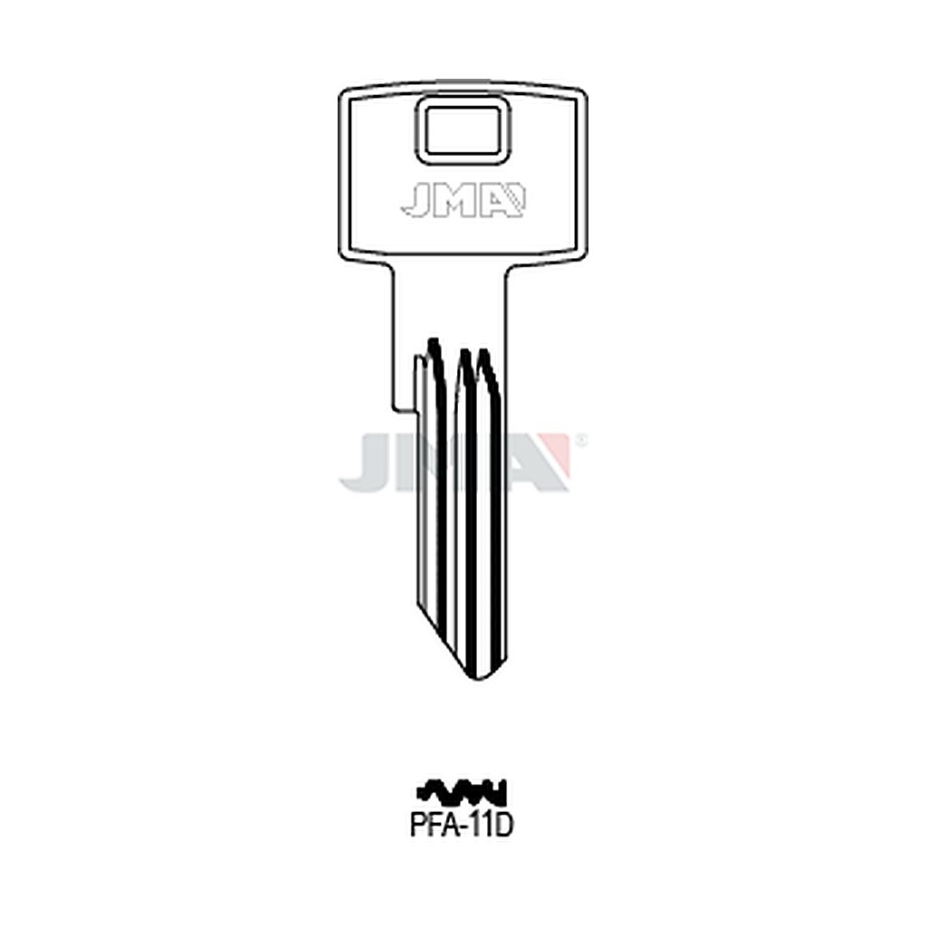 Clé plate ps acier PFA-11D